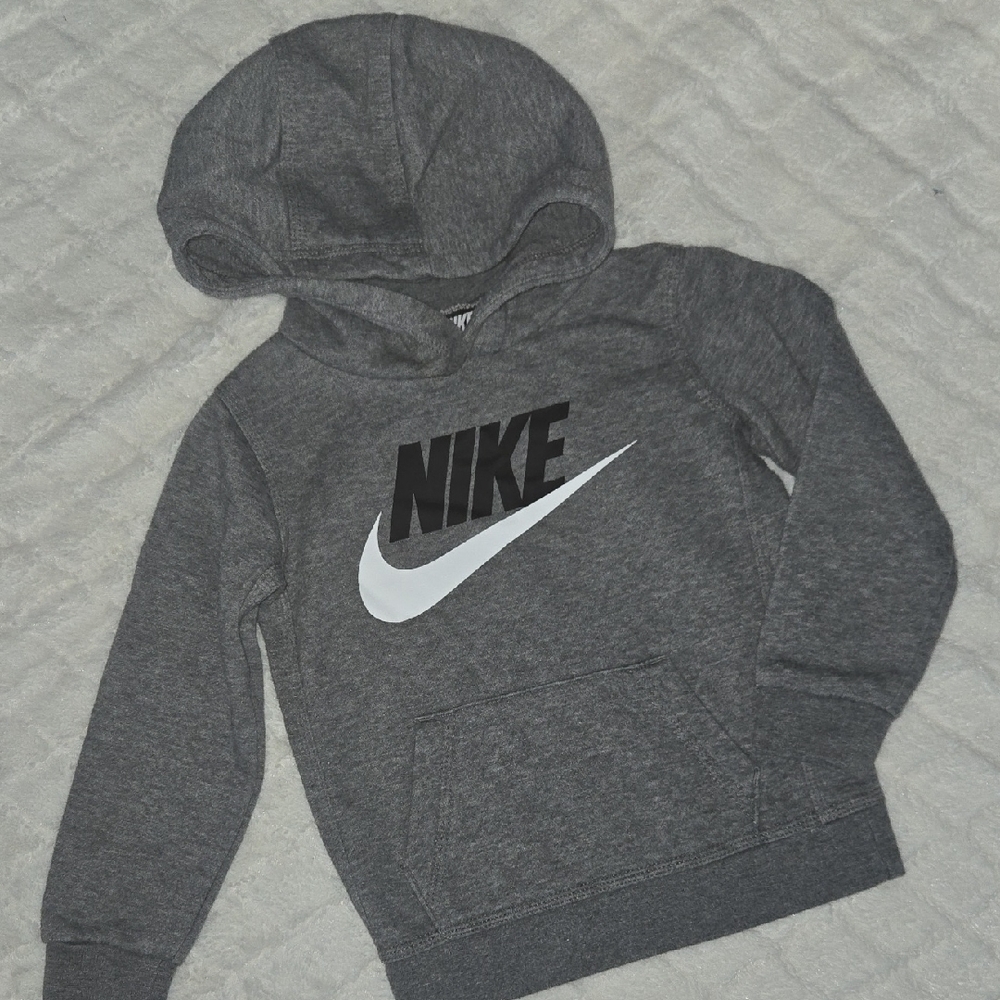 Nike Charcoal Hoodie with Swoosh